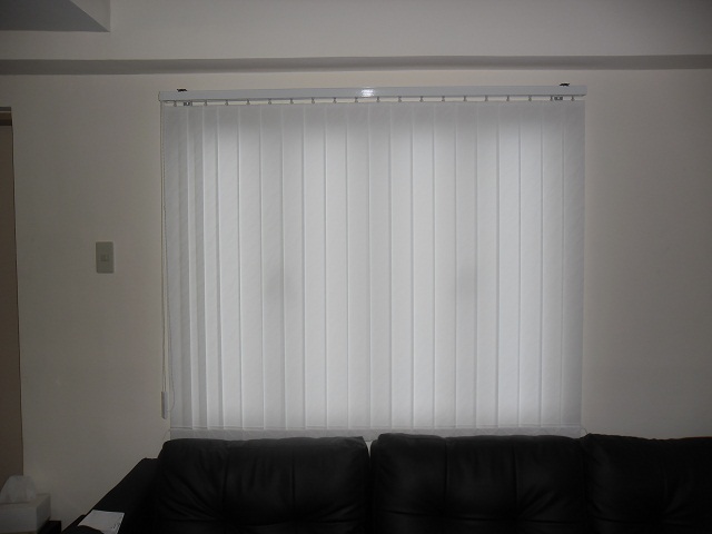 Installation of Fabric Vertical Blinds at Malate Manila