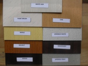 Color options for accordion door