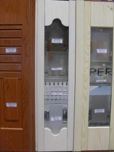 Design options for French type accordion door