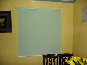 Green Sunscreen Roller Shade 