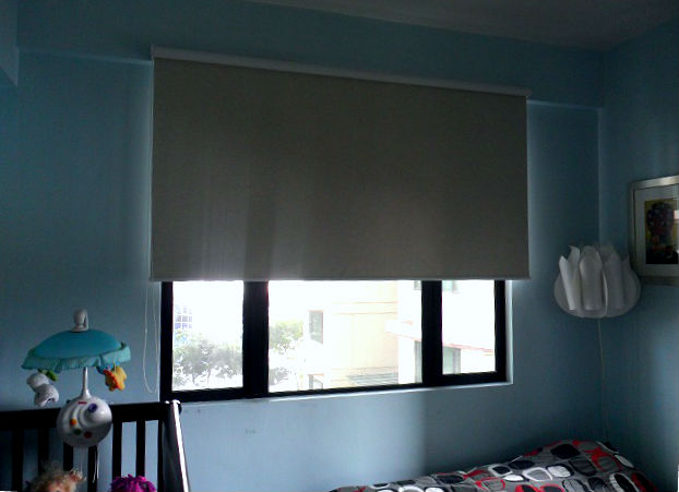 Roller Blinds Installation at New Manila, Philippines