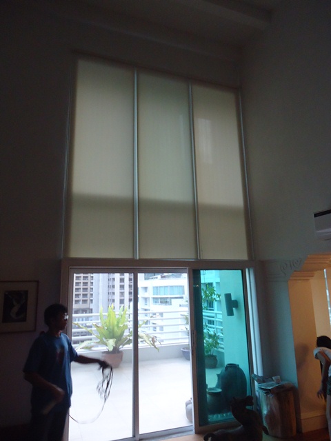Roller Blinds "W5001 WHITE" Installed at San Juan City, Philippines