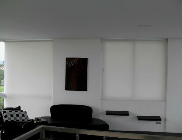 Roller Blinds "A4101 White" Installed at Las Piñas City, Philippines