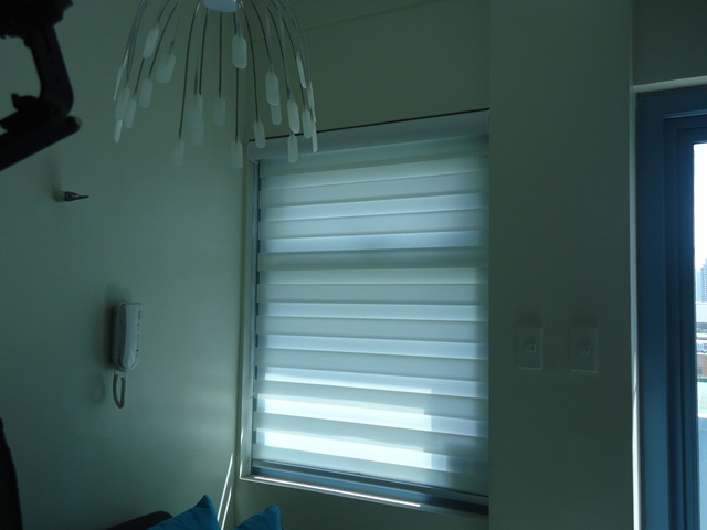 Installation of Combi Blinds "W201 White" at Fairview Quezon City, Philippines