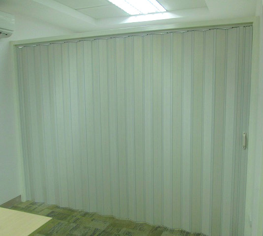 Installation of Accordion Door at Mandaluyong City, Philippines