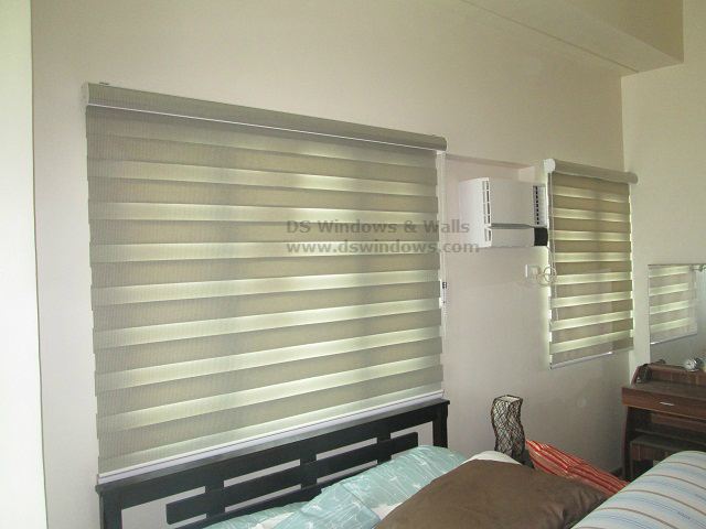 Combi Blinds Installed in the Bedroom - Sikatuna Village, Quezon City