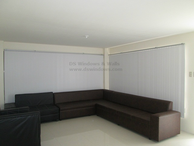 PVC Vertical Blinds Installed in Pasig City