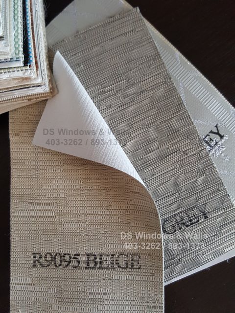 R9095 series showing white color at the back of the fabric