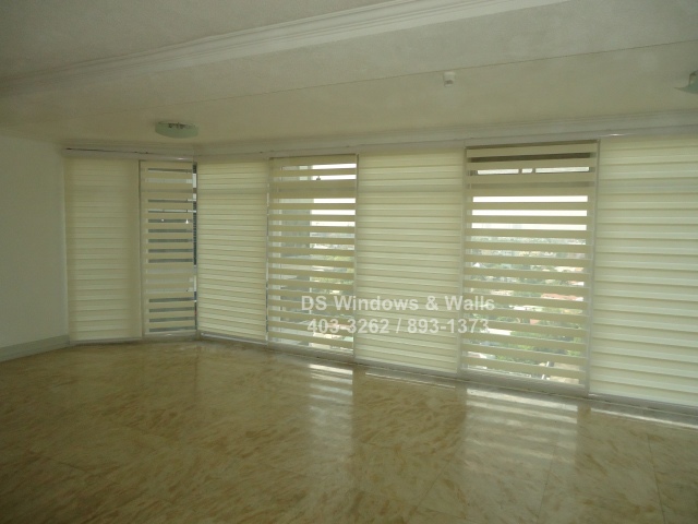 Using white combi shade for creating more peso value to your condo.