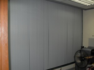 Makati City Philippines Installation of PVC Vertical Blinds