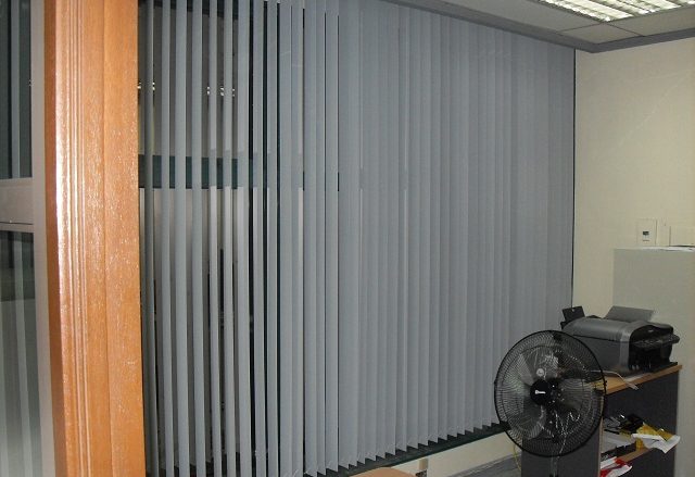 PVC Vertical Blinds Installed at Makati City Philippines