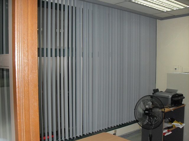 PVC Vertical Blinds Installed at Makati City Philippines