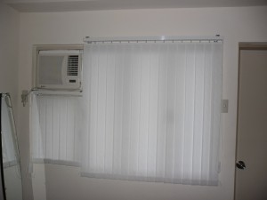 Installed Fabric Vertical Blinds at Malate Manila Philippines