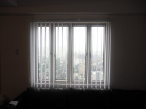 Malate Manila Installation of Fabric Vertical Blinds