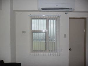 Malate Manila Philippines Installation of Fabric Vertical Blinds