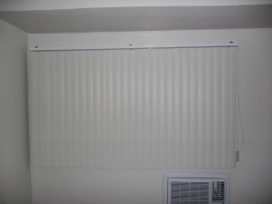 Installed PVC vertical Blinds at Cityland Pasong Tamo, Makati City Philippines