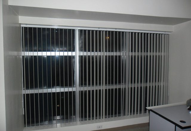 Installed PVC vertical blinds at Cityland Pasong Tamo, Makati City