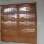 Installed Faux Wood Blinds at Taguig City
