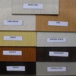 Color options for accordion door