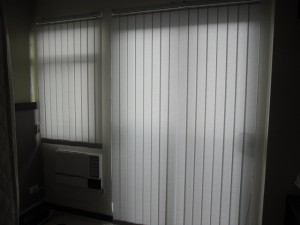 Fabric Vertical Blinds at Trevi Towers