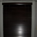 Ebony Wood Blinds (completely close)