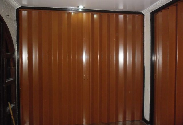 PVC Accordion Door Installed at Makati City, Philippines