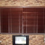 Walnut Color of Wooden Blinds