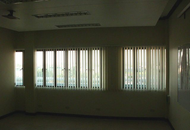 Fabric Vertical Blinds Installation in Greenbelt, Makati City