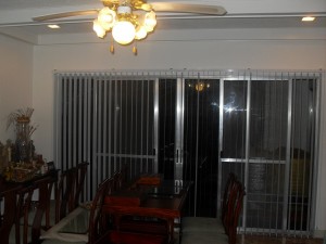 Fabric Vertical Blinds Installed in Taytay, Rizal, Philippines