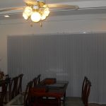 Fabric Vertical Blinds:V7546 Blue Inatalled at Taytay, Rizal Philippines