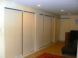 Roller Blinds for Basement Interior Installed at Pasay City,Philippines