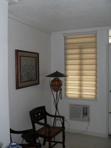 Combi Blinds:G302 Rattan Installed at Makati City, Philippines
