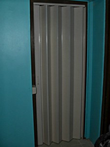 Accordion Door "SPRINKLE GRAY" Installed at Laguna City, Philippines