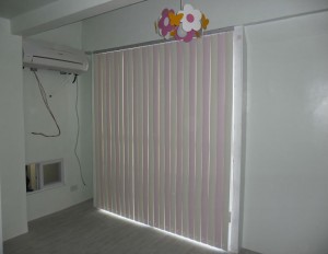 Installation of PVC Vertical Blinds at Molave Park, Merville, Paranaque City