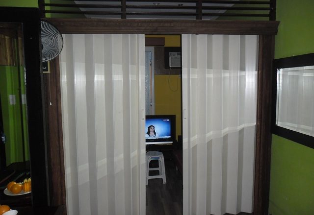 Accordion Door Regular "WHITE ASH" Installed at Intramurus Manila, Philippines