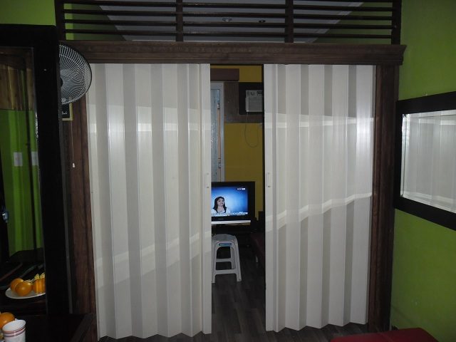 Accordion Door Regular "WHITE ASH" Installed at Intramurus Manila, Philippines