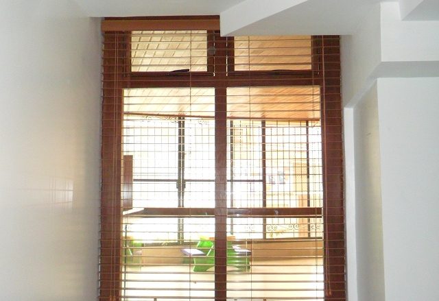 Fauxwood Blinds Installation at Novaliches, Quezon City, Philippines