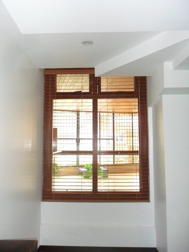 Fauxwood Blinds Installation at Novaliches, Quezon City, Philippines