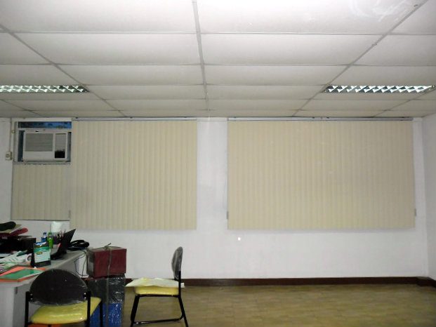 PVC Vertical Blinds Installed at Taguig City, Philippines