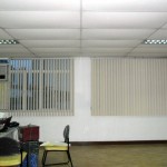 PVC Vertical Blinds “DARK VANILLA” Installed at Taguig City, Philippines