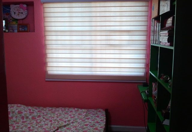 Pink Room with Combi Blinds Installed at Antipolo City, Philippines