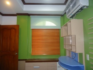 Wooden and Roller Blinds Installed at Laguna City, Philippines