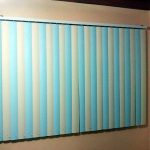 PVC Vertical Blinds ” Cream & Blue” Installed at Las Piñas City, Philippines