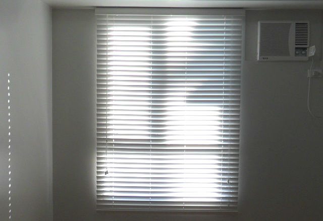 Faux Wood Blinds Installation in Quezon City, Philippines