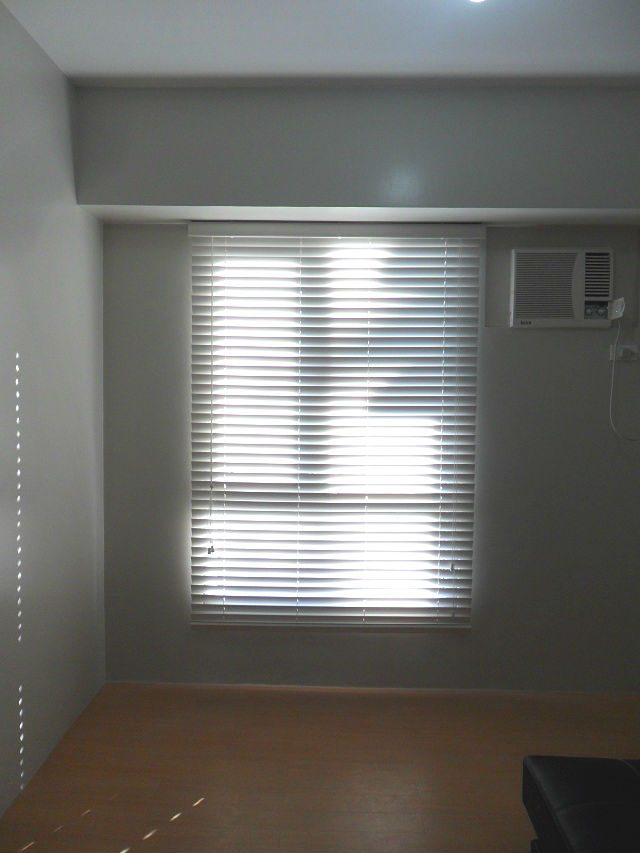 Faux Wood Blinds Installation in Quezon City, Philippines