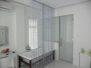 Roller Blinds " A4101 WHITE" Installed In Batangas City, Philippines