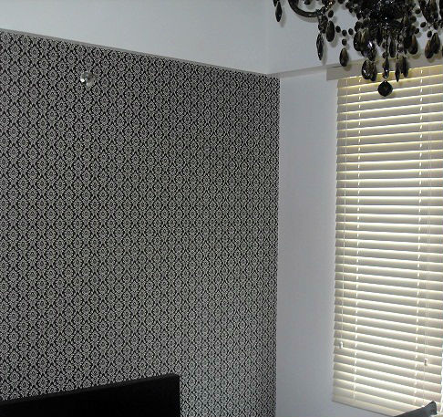 Vinyl Wall Paper Cover Installation in Quezon City, Philippines