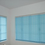 Fabric Vertical Blinds “V7556 Blue” at Makati City, Philippines