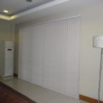 Fabric Vertical Blinds: V7551 WHITE