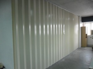 PVC Accordion Door as Room Partition, Installed in Libertad, Pasay City, Philippines